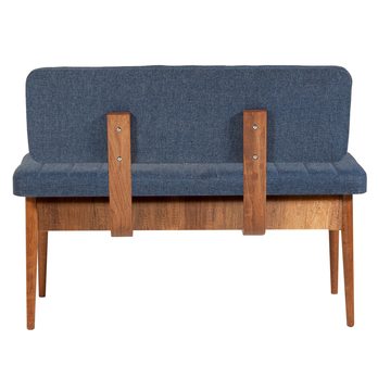 Jedálenská zostava VINA 8 tmavomodrá/orech 8