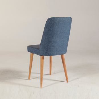 Jedálenská stolička VINA tmavomodrá/borovica atlantic 2