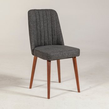 Jedálenská stolička VINA antracitová/orech 1