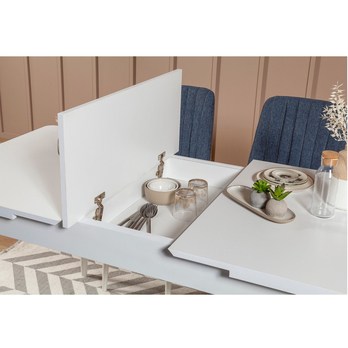 Jedálenský stôl VINA biela 4