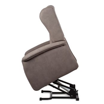 Relaxačné TV kreslo  VINCENT hnedá 8