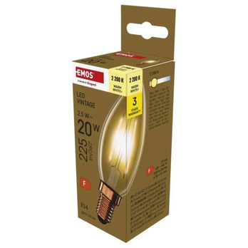 LED žiarovka VINTAGE Z53012 E14, 2,5W, teplá biela 1