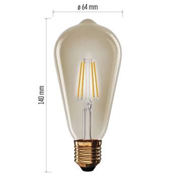 LED žiarovka VINTAGE Z57032 E27, 4,5W, teplá biela 2