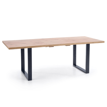 Jedálenský stôl VINUM 135 dub wotan/čierna 2