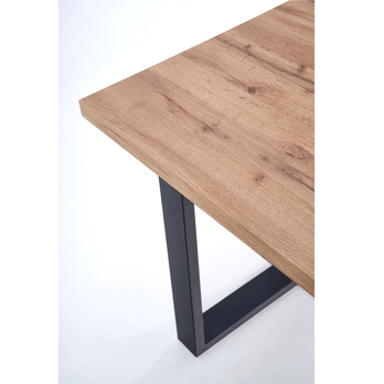 Jedálenský stôl VINUM 135 dub wotan/čierna 5