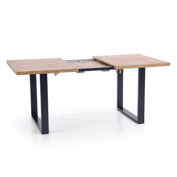 Jedálenský stôl VINUM 160 dub wotan/čierna 2