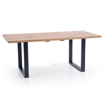 Jedálenský stôl VINUM 160 dub wotan/čierna 3