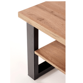 Konferenčný stolík  VINUM dub wotan/čierna 3