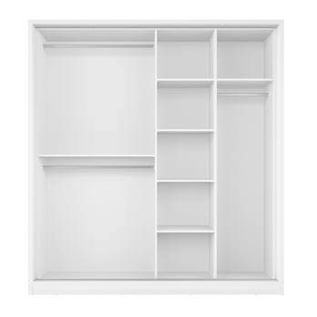 Šatníková skriňa VIOLA biela 2