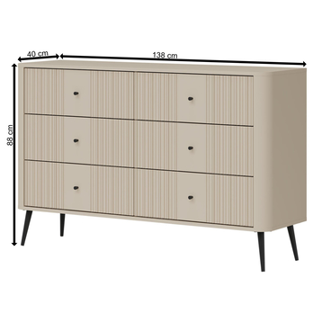 Komoda VIOS 04 kašmírová 5