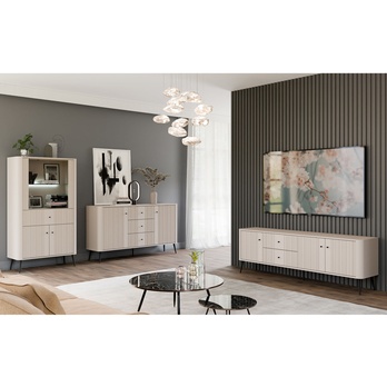 Vitrína VIOS 07 kašmírová 1