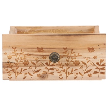 Obal na kvetináč VIRGIL drevo, šírka 26 cm 3