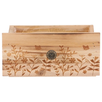 Obal na kvetináč VIRGIL drevo, šírka 20 cm 3