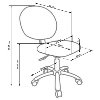 Detská stolička VIRGINIA zelená 2