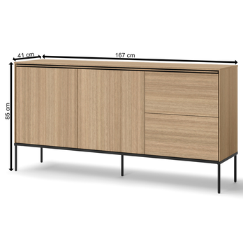 Komoda VISSO VI-04 dub linear 4