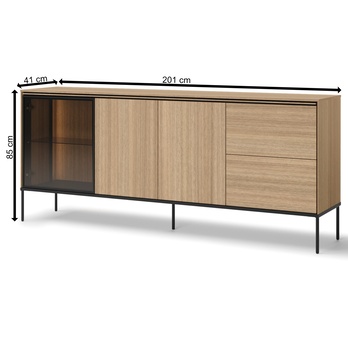 Komoda VISSO VI-06 dub linear 5