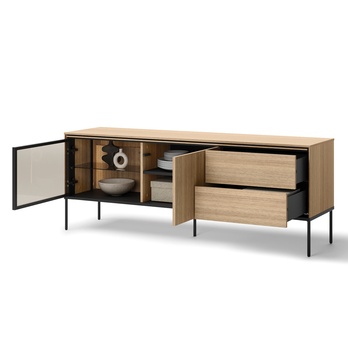 TV stolík VISSO VI-07 dub linear 2