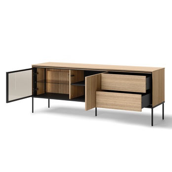 TV stolík VISSO VI-07 dub linear 3