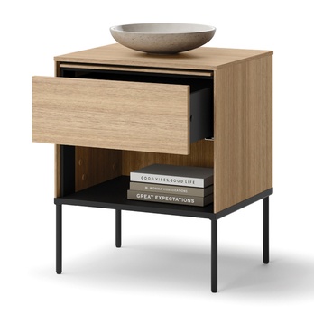 Nočný stolík VISSO VI-10 dub linear 2