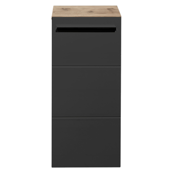 Spodná kúpeľňová skrinka VISTA dub viking/matná čierna 3