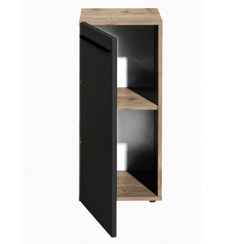 Spodná kúpeľňová skrinka VISTA dub viking/matná čierna 2