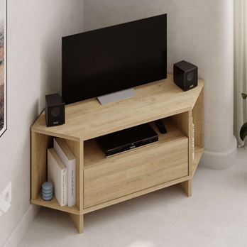 TV stolík VIVA prírodný dub 3