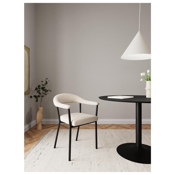 Jedálenská stolička VIVI piesková/matná čierna 8