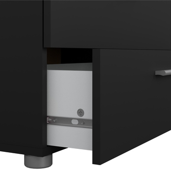 Dvojitá komoda VIVIEN III matná čierna 4