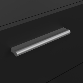 Dvojitá komoda VIVIEN III matná čierna 5