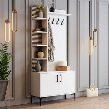 Predsieňová zostava VIYAN 1 biela 3