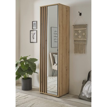 Predsieňová skriňa VOLANO dub artisan/čierna 1