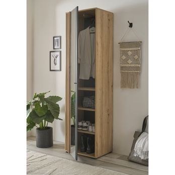 Predsieňová skriňa VOLANO dub artisan/čierna 5