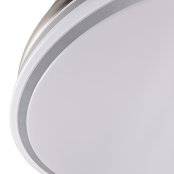 Stropné LED svietidlo s ventilátorom VOLDA strieborná/biela 5