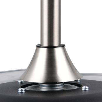 Stropné LED svietidlo s ventilátorom VOLDA strieborná/biela 6