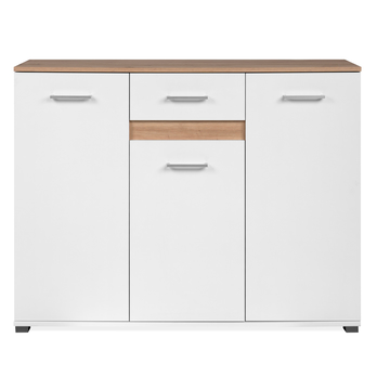 Komoda VOLOS 3 biela/dub artisan 4