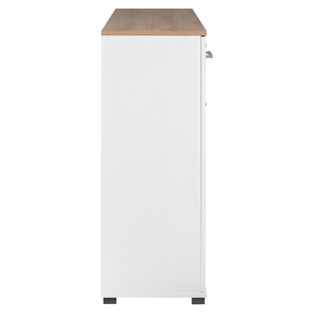 Komoda VOLOS 3 biela/dub artisan 5