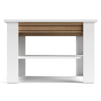 Konferenčný stolík VOTO 1 biela/prírodná 1