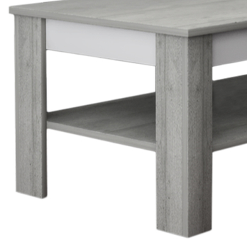 Konferenčný stolík VOTO 1 betón/biela 1