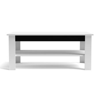 Konferenčný stolík VOTO 2 biela/čierna 2