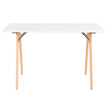 Písací stôl VUJINS prírodná/biela 2