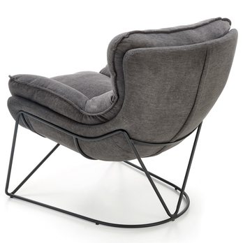 Kreslo VULKIR tmavosivá/čierna 5