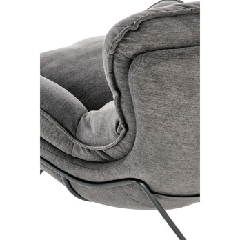 Kreslo VULKIR tmavosivá/čierna 9