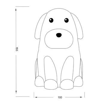 Stolná LED RGB lampa WALDY biela 6