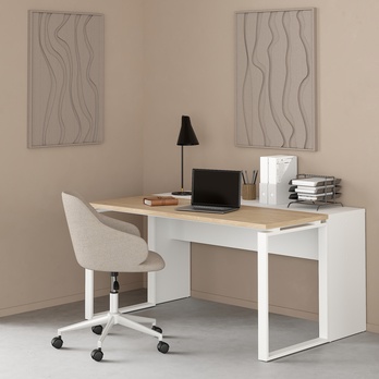 Písací stôl WALKER I biela 1