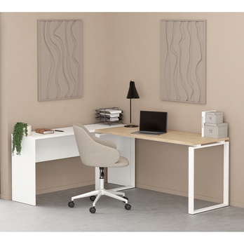 Písací stôl WALKER I biela 3