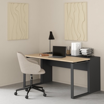 Písací stôl WALKER I sivá 1