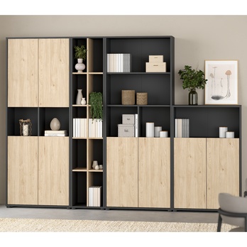 Regál WALKER II sivá 7