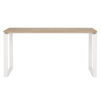 Písací stôl WALKER II dub jackson hickory/biela 2