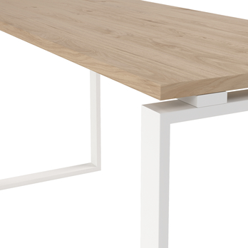 Písací stôl WALKER II dub jackson hickory/biela 4