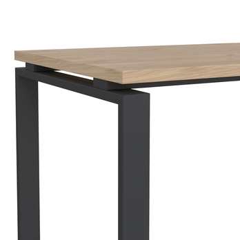 Písací stôl WALKER II dub jackson hickory/sivá 3